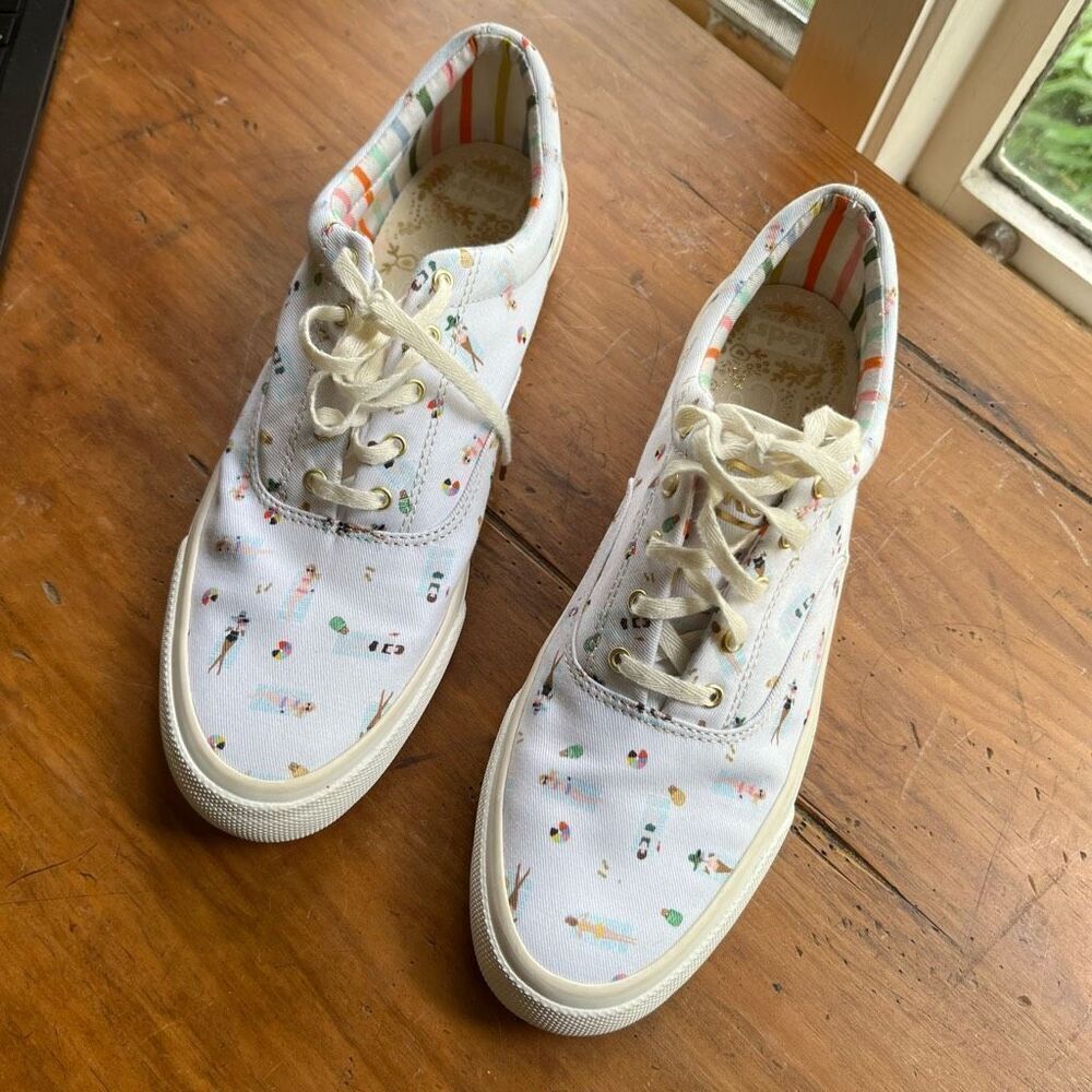 Keds x Rifle Paper Co. Anchor Sun Girls Sneakers WMN SZ 10, Anthropologie
